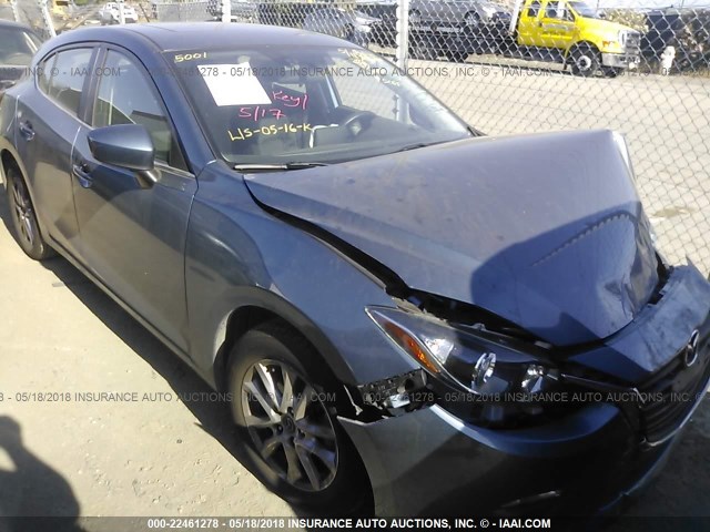 3MZBM1L73GM263647 - 2016 MAZDA 3 TOURING GRAY photo 1