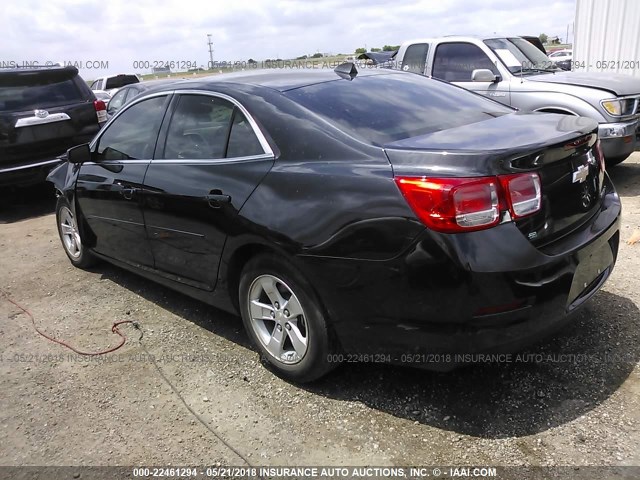 1G11B5SL9EF214808 - 2014 CHEVROLET MALIBU LS BLACK photo 3