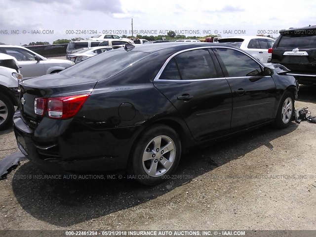 1G11B5SL9EF214808 - 2014 CHEVROLET MALIBU LS BLACK photo 4
