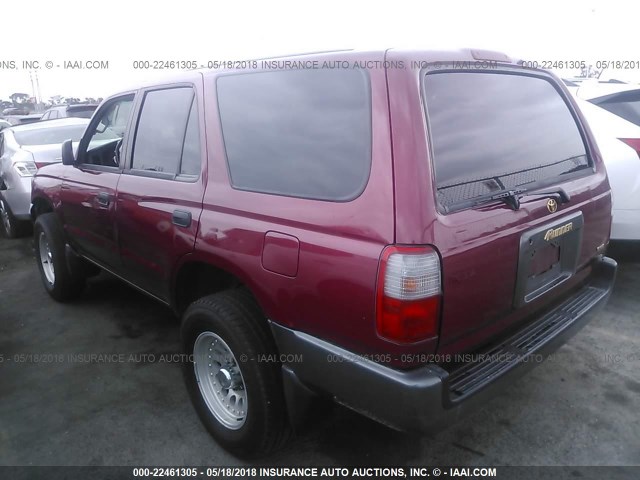JT3GM84RXV0017622 - 1997 TOYOTA 4RUNNER RED photo 3
