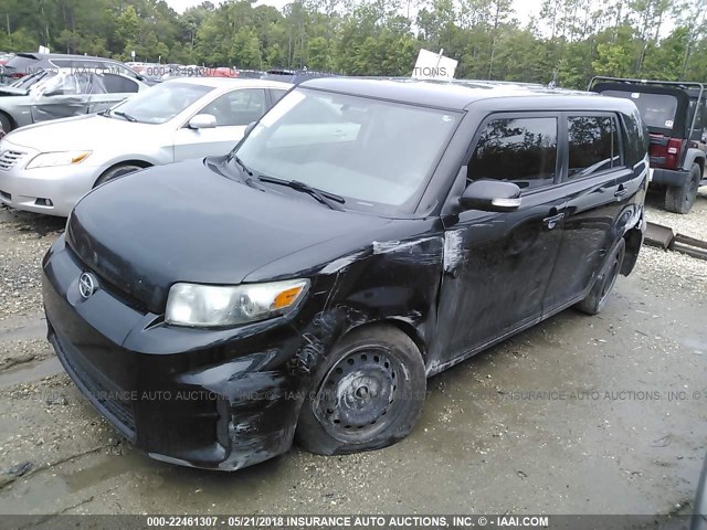 JTLZE4FE7CJ016167 - 2012 TOYOTA SCION XB BLACK photo 2