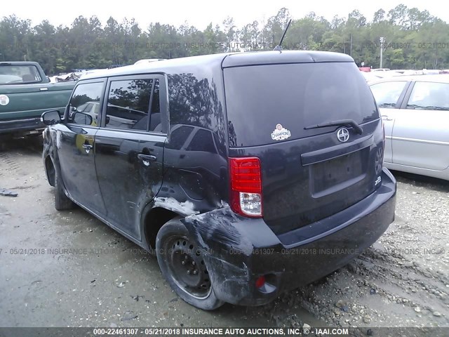 JTLZE4FE7CJ016167 - 2012 TOYOTA SCION XB BLACK photo 3