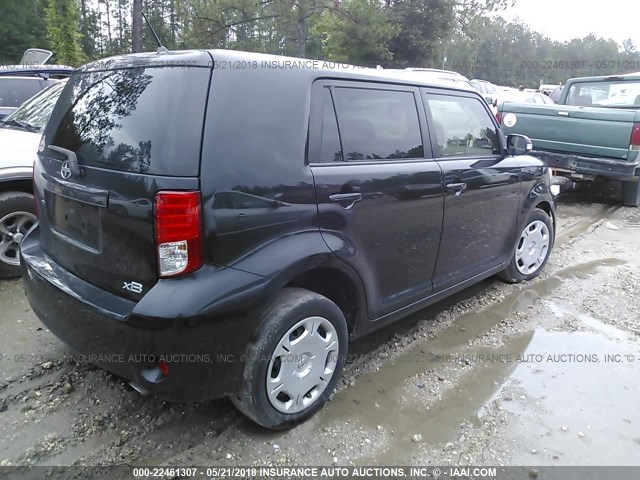JTLZE4FE7CJ016167 - 2012 TOYOTA SCION XB BLACK photo 4