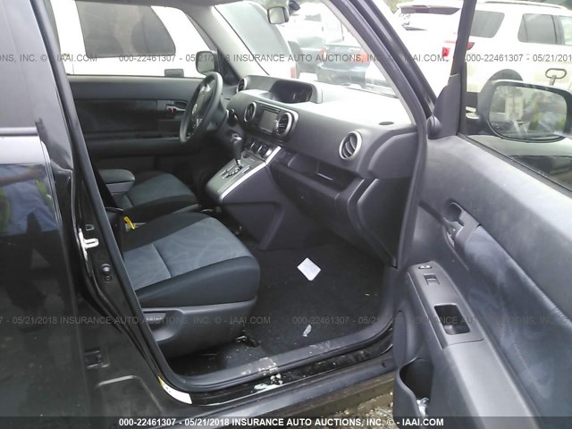 JTLZE4FE7CJ016167 - 2012 TOYOTA SCION XB BLACK photo 5