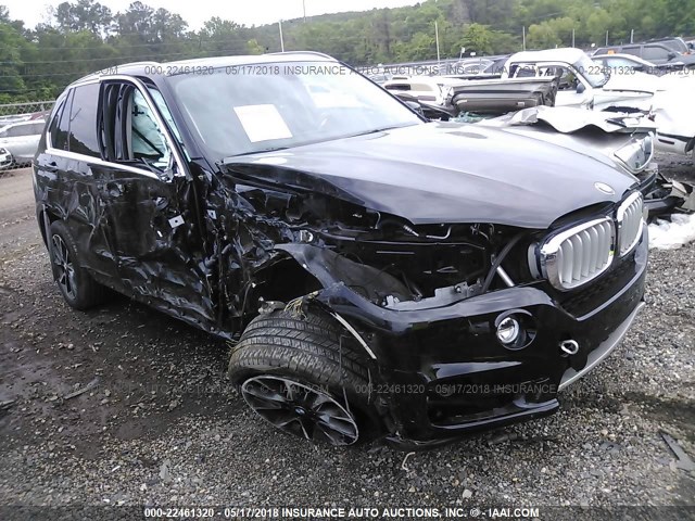 5UXKR0C5XF0K71614 - 2015 BMW X5 XDRIVE35I BLACK photo 1