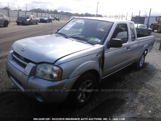 1N6DD26T04C465415 - 2004 NISSAN FRONTIER KING CAB XE GRAY photo 2