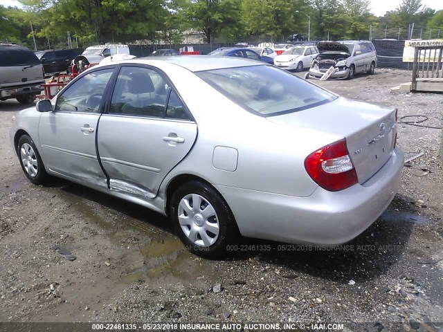 4T1BE32K64U807773 - 2004 TOYOTA CAMRY LE/XLE/SE 银色 照片 3