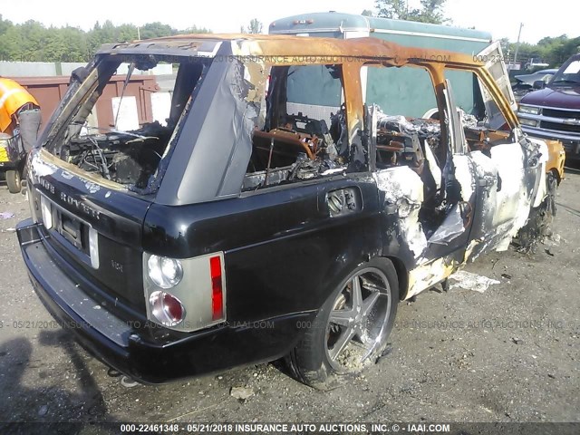 SALMF15496A232545 - 2006 LAND ROVER RANGE ROVER HSE BLACK photo 4