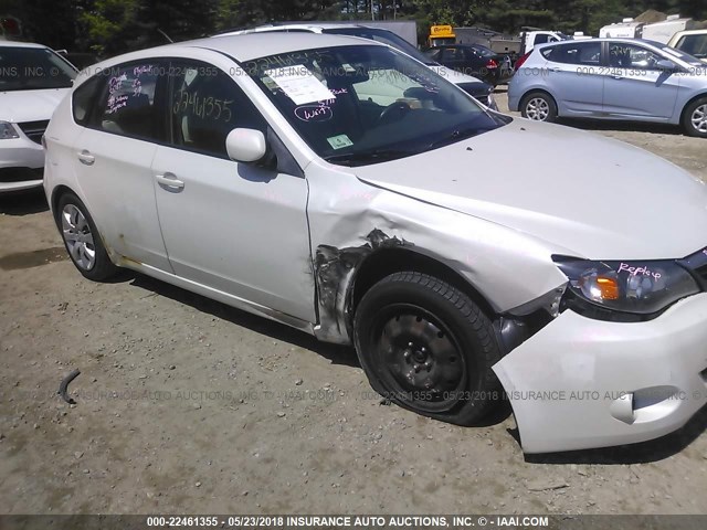 JF1GH6A61AH806483 - 2010 SUBARU IMPREZA 2.5I WHITE photo 6