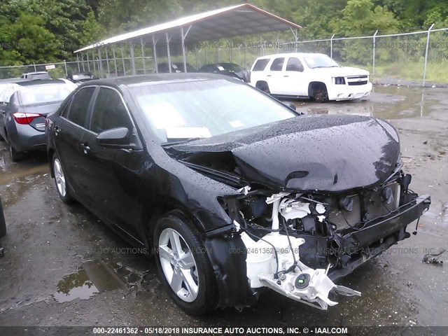 4T1BF1FK5CU179358 - 2012 TOYOTA CAMRY SE/LE/XLE BLACK photo 1