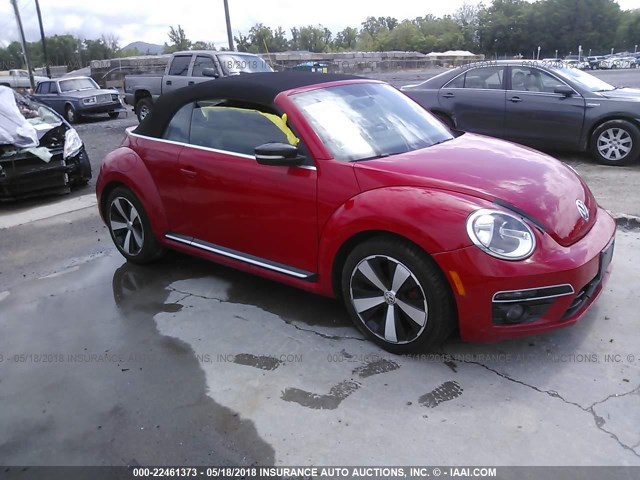 3VW8S7AT5DM823781 - 2013 VOLKSWAGEN BEETLE TURBO RED photo 1