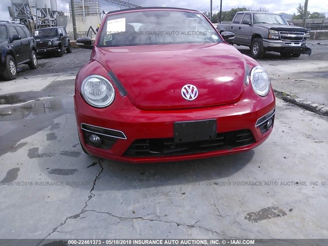 3VW8S7AT5DM823781 - 2013 VOLKSWAGEN BEETLE TURBO RED photo 6