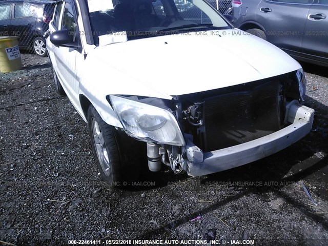 1B3HB48B78D524312 - 2008 DODGE CALIBER SXT WHITE photo 6