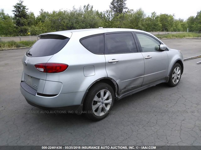 4S4WX85D774410793 - 2007 SUBARU B9 TRIBECA 3.0 H6/3.0 H6 LIMITED SILVER photo 4