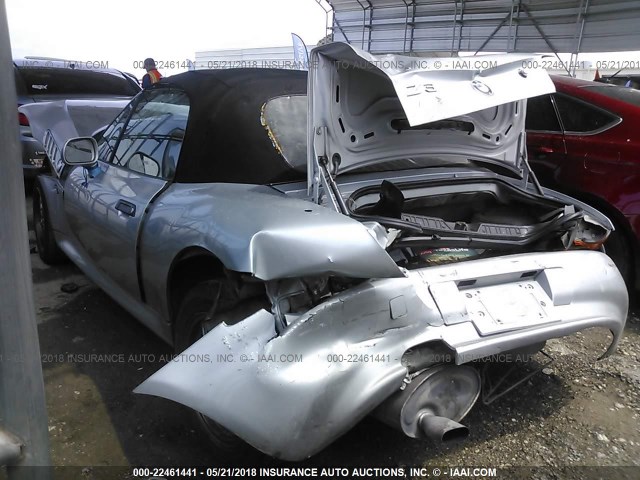 4USCH7320VLE03586 - 1997 BMW Z3 1.9 Gümüş fotoğraf 3