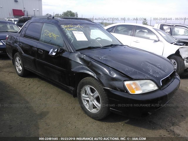 4S4BT62C467101595 - 2006 SUBARU BAJA SPORT BLACK photo 1