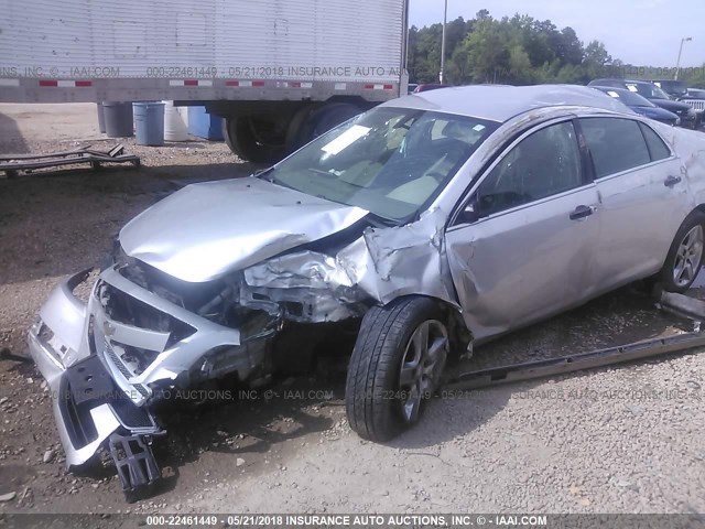 1G1ZG57B194150222 - 2009 CHEVROLET MALIBU LS ვერცხლისფერი ფოტო 6