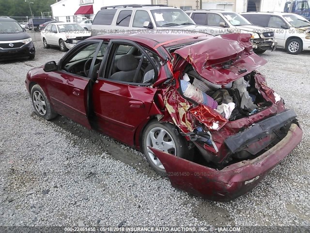 KMHDN46D04U752506 - 2004 HYUNDAI ELANTRA GLS/GT BURGUNDY photo 3