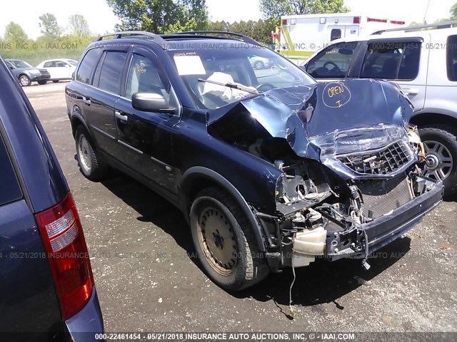 YV1CZ59H041059651 - 2004 VOLVO XC90 BLUE photo 1