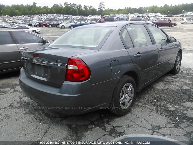 1G1ZS58F97F316634 - 2007 CHEVROLET MALIBU LS 灰色 照片 4