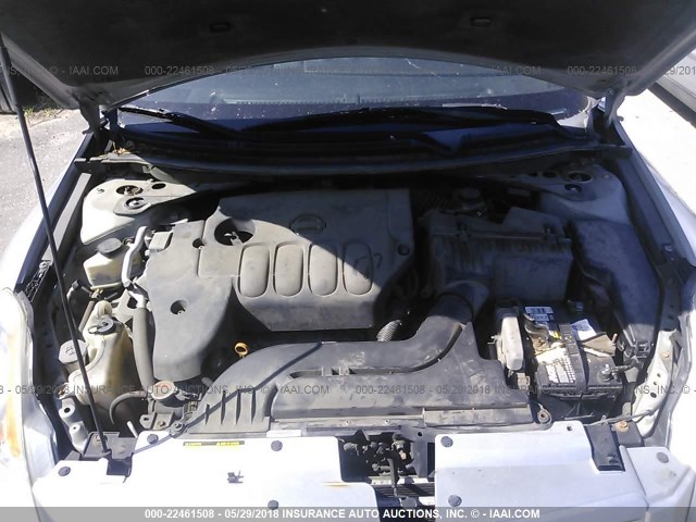 1N4AL24E78C103140 - 2008 NISSAN ALTIMA 2.5S SILVER photo 10