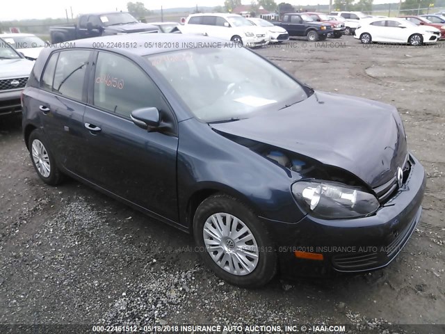 WVWDB7AJ1CW249503 - 2012 VOLKSWAGEN GOLF Dark Blue photo 1
