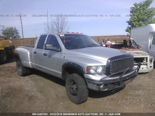 3D7MU48C04G208737 - 2004 DODGE RAM 3500 ST/SLT SILVER photo 1