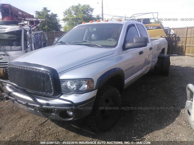 3D7MU48C04G208737 - 2004 DODGE RAM 3500 ST/SLT SILVER photo 2