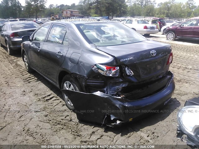 JTDBL40E79J021194 - 2009 TOYOTA COROLLA LE/XLE GRAY photo 3