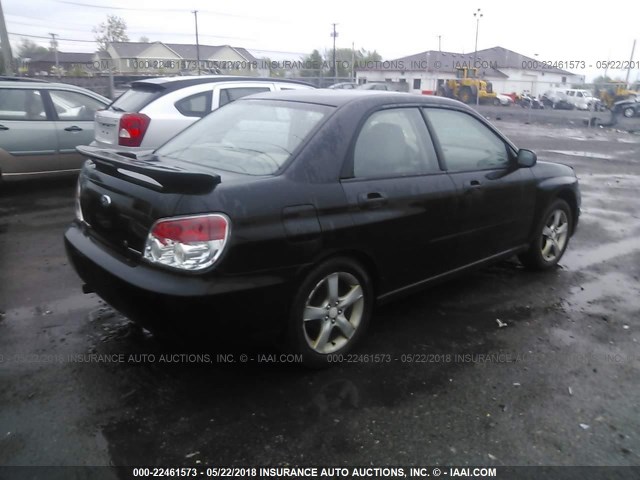 JF1GD61647H508465 - 2007 SUBARU IMPREZA 2.5I BLACK photo 4