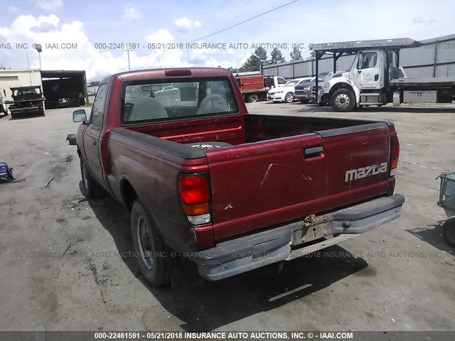 4F4YR12C2YTM04795 - 2000 MAZDA B2500 RED photo 3