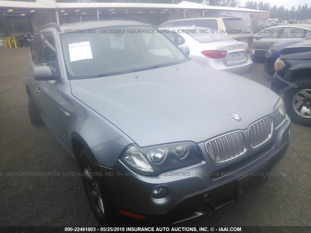 WBXPC93417WF00514 - 2007 BMW X3 3.0SI GRAY photo 1