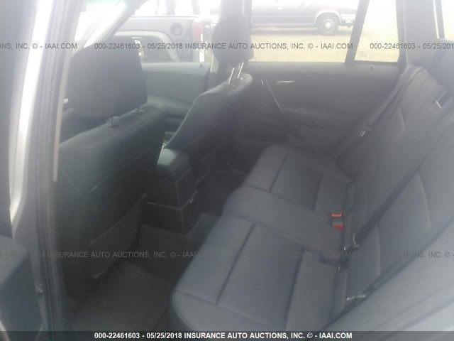 WBXPC93417WF00514 - 2007 BMW X3 3.0SI GRAY photo 8