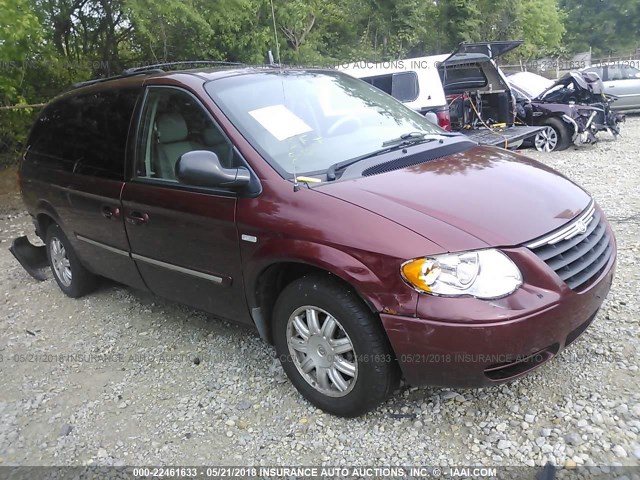 2A4GP54L47R152210 - 2007 CHRYSLER TOWN & COUNTRY TOURING MAROON photo 1
