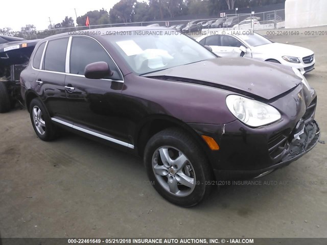 WP1AB29P34LA76566 - 2004 PORSCHE CAYENNE S MAROON photo 1