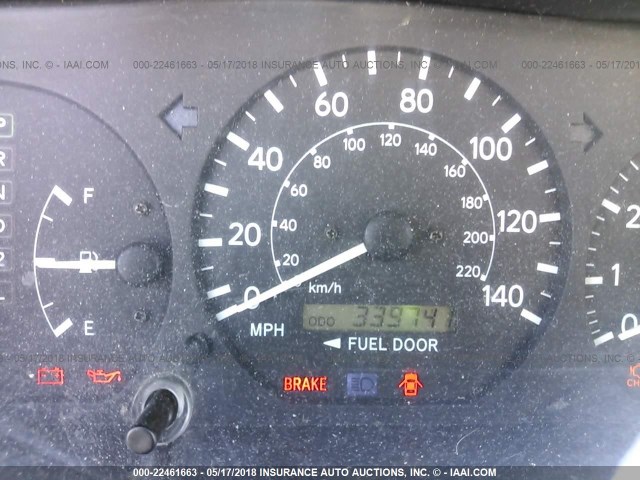 4T1BF22K71U116481 - 2001 TOYOTA CAMRY LE/XLE GRAY photo 7