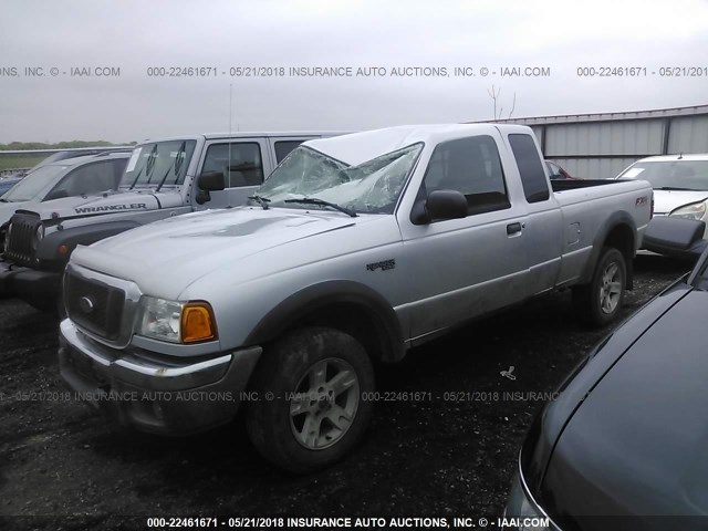 1FTZR45E24TA18982 - 2004 FORD RANGER SUPER CAB SILVER photo 2