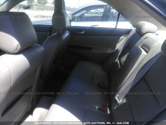 4T1BF30KX2U507182 - 2002 TOYOTA CAMRY LE/XLE/SE GRAY photo 8