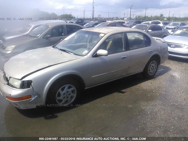 JN1CA21D4VT849340 - 1997 NISSAN MAXIMA GLE/GXE/SE GOLD photo 2