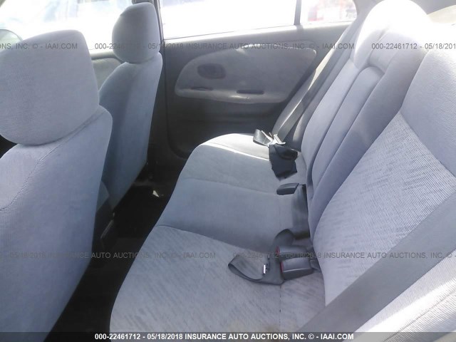 JA3AY26C21U003730 - 2001 MITSUBISHI MIRAGE ES SILVER photo 8