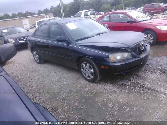 KMHDN46D76U290318 - 2006 HYUNDAI ELANTRA GLS/GT/LIMITED Dark Blue photo 1