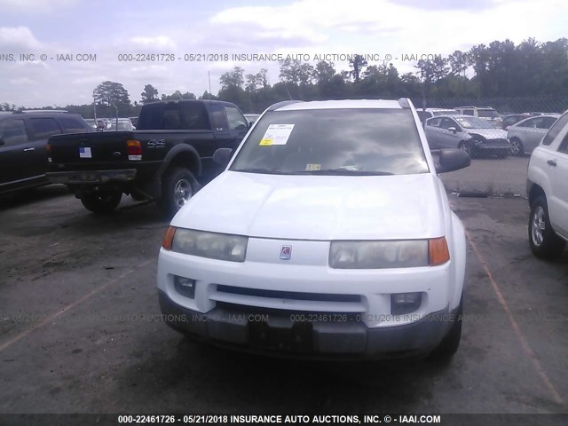 5GZCZ53B13S815036 - 2003 SATURN VUE WHITE photo 6