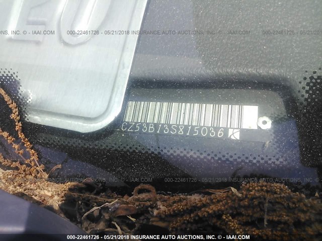 5GZCZ53B13S815036 - 2003 SATURN VUE WHITE photo 9