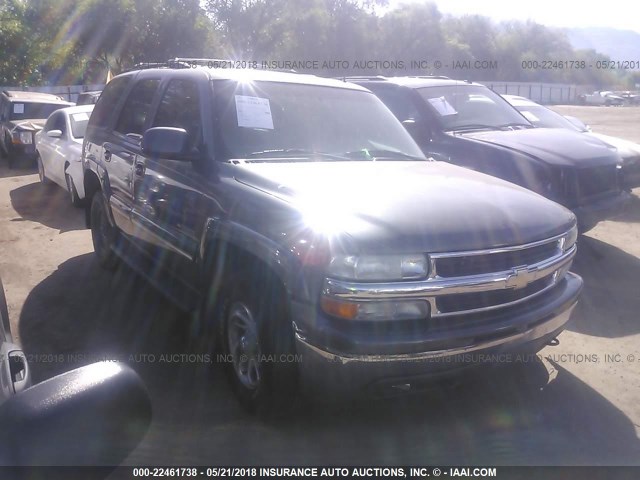 1GNEK13Z52R259962 - 2002 CHEVROLET TAHOE K1500 GRAY photo 1