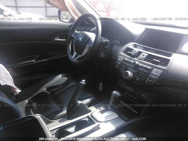 5J6TF2H56AL015720 - 2010 HONDA ACCORD CROSSTOUR EXL BLACK photo 5