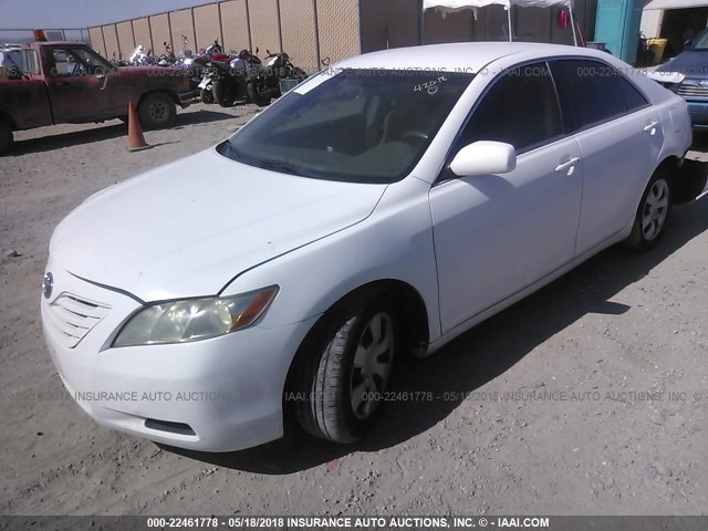 4T1BE46K27U587665 - 2007 TOYOTA CAMRY NEW GENERAT CE/LE/XLE/SE თეთრი ფოტო 2
