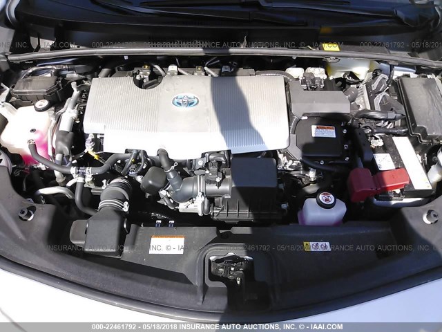 JTDKARFP9H3022913 - 2017 TOYOTA PRIUS PRIME  银色 照片 10