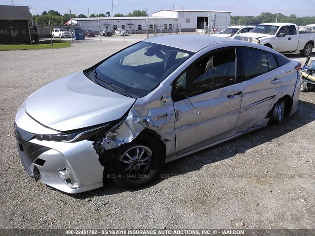 JTDKARFP9H3022913 - 2017 TOYOTA PRIUS PRIME  银色 照片 2