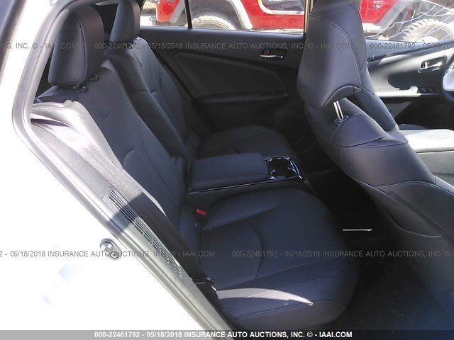 JTDKARFP9H3022913 - 2017 TOYOTA PRIUS PRIME  SILVER photo 8