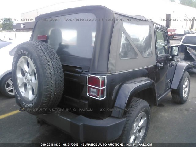 1C4AJWAG0CL237882 - 2012 JEEP WRANGLER SPORT Qara foto 4